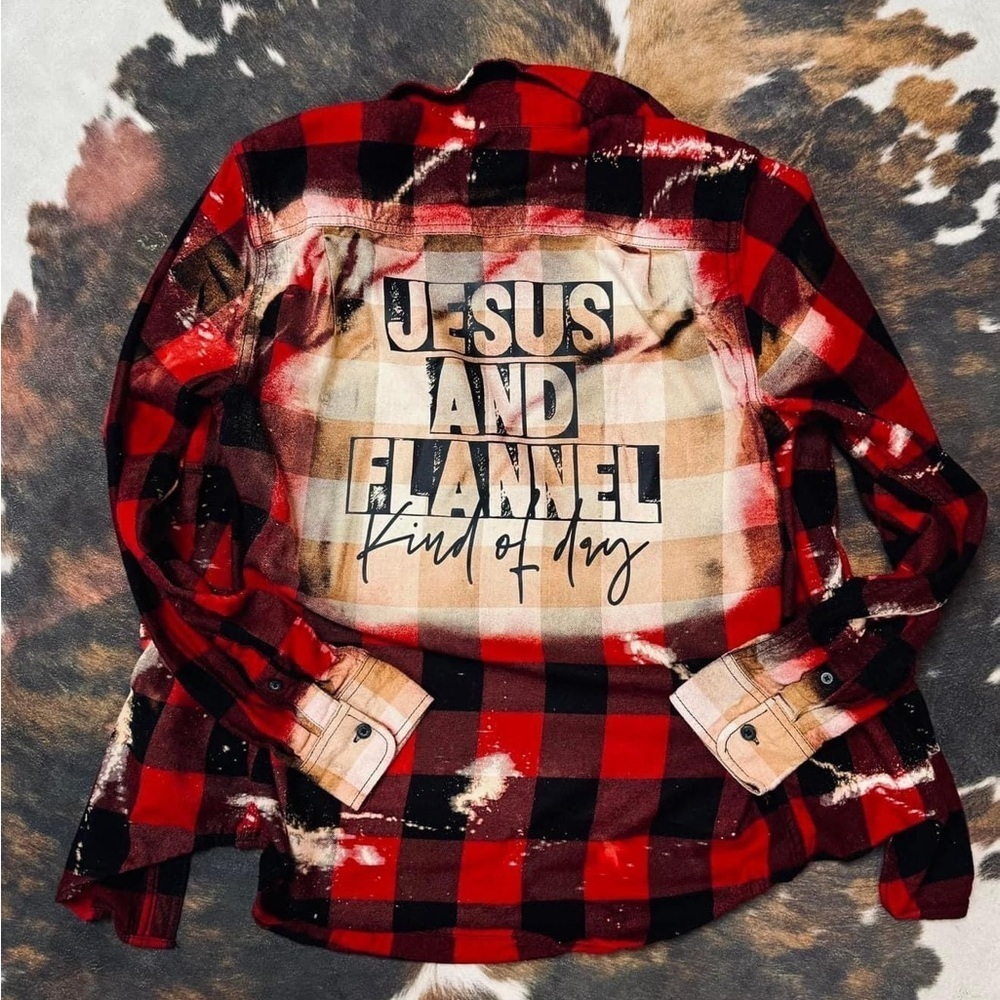 Jesus & Flannel button up